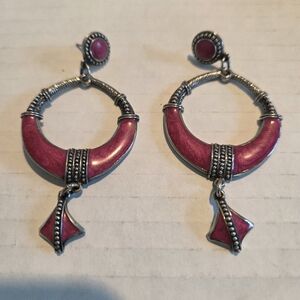 Vintage Earrings Whimsigoth Gothic Bohemian Boho Renaissance Craft Fair Berebi